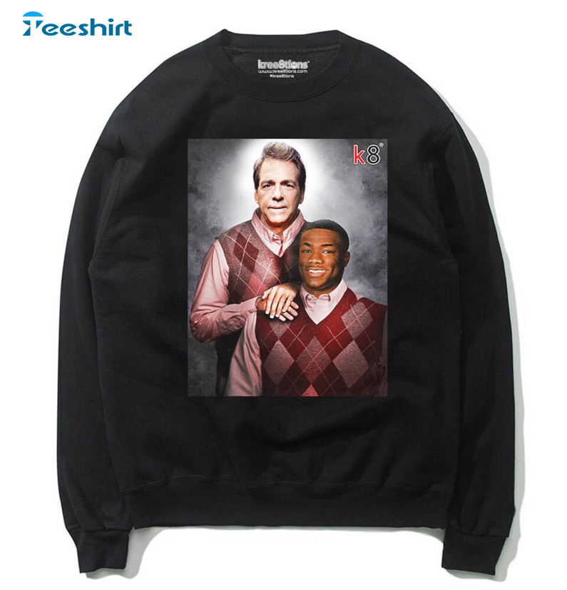 Alabama Sec Championship Shirt, Nick Saban And Jalen Milroe Crewneck Sweater