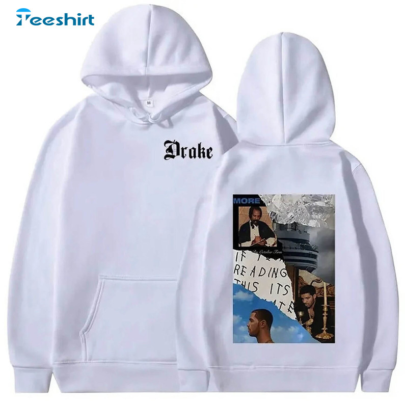 It's All A Blur Tour Shirt, Drake Inspired Album Cover Hoodie Short Sleeve