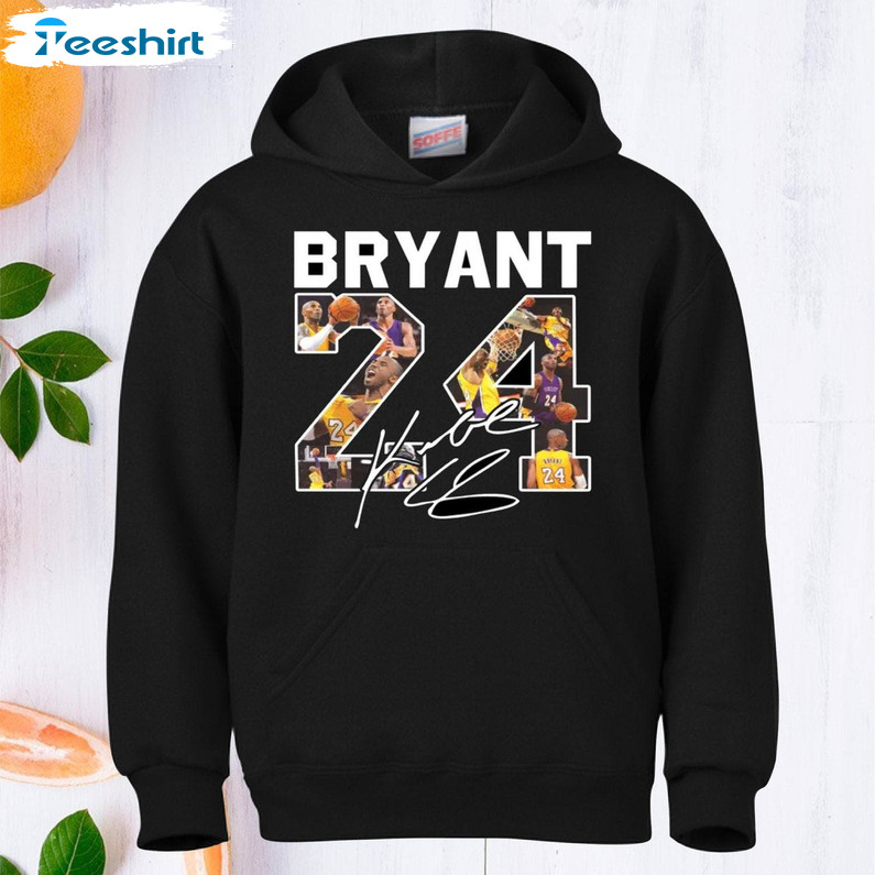 Cool Design Kobe Bryant Shirt, Must Have 24 Kobe Bryant Hoodie Short Sleeve