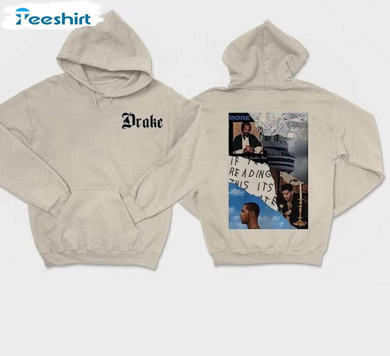 Inspirational Kanye West Shirt, Drake Inspired Album Cover Hoodie Crewneck