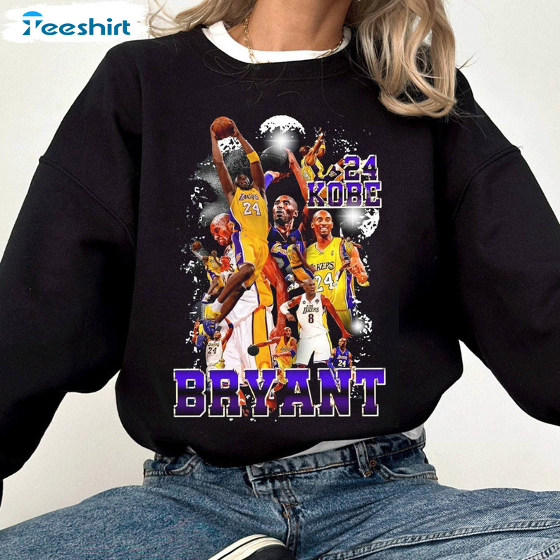 Cool Design Kobe Bryant Shirt, Basketball Unisex T Shirt Short Sleeve