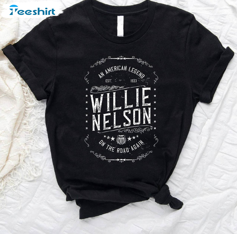 Comfort Willie Nelson Shirt, Willie Nelson American Legend Sweatshirt Hoodie