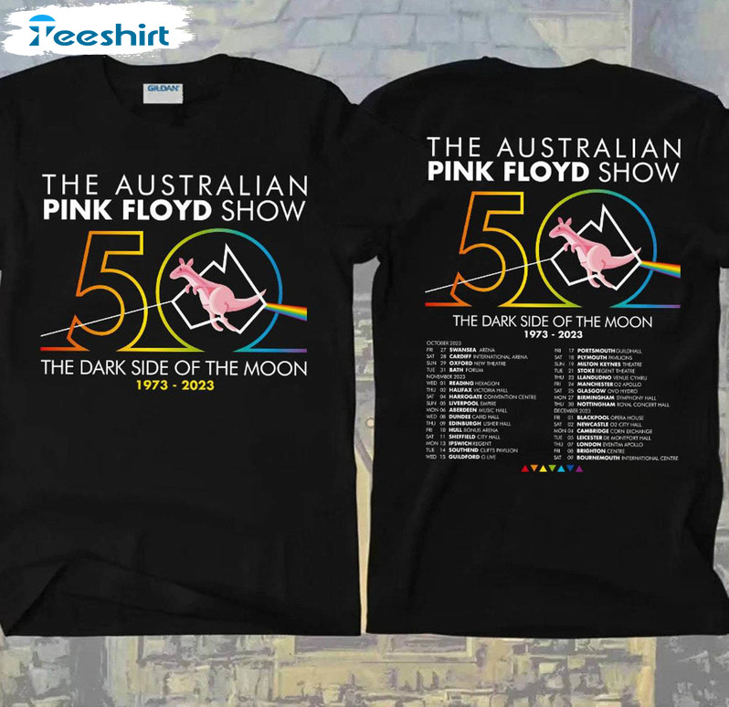 Pink Floyd Tour Shirt, The Australian Pink Floyd Show 2023 Tour T Shirt Hoodie