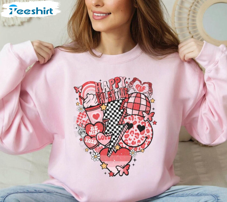 Women's Pressbox Pink Nebraska Huskers Comfy Cord Bar Print Pullover  Sweatshirt