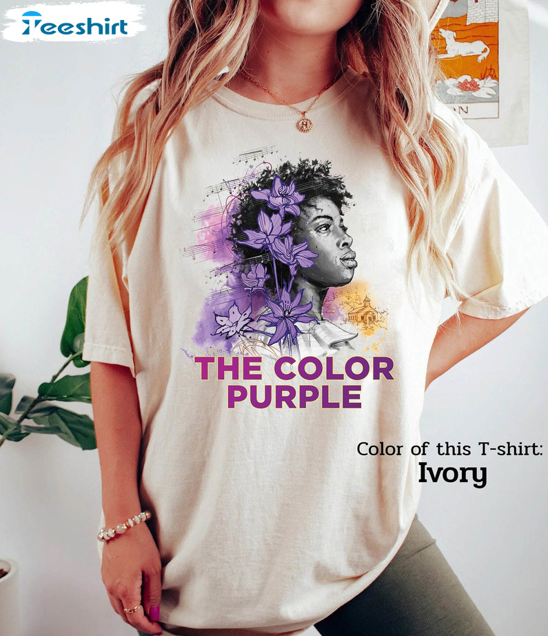 Comfort Colors The Color Purple Shirt, Classic Movie Unisex T Shirt Sweatshirt