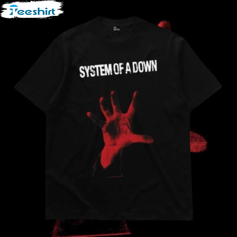 Groovy System Of A Down Shirt, System Of A Down Tour Unisex Hoodie Crewneck