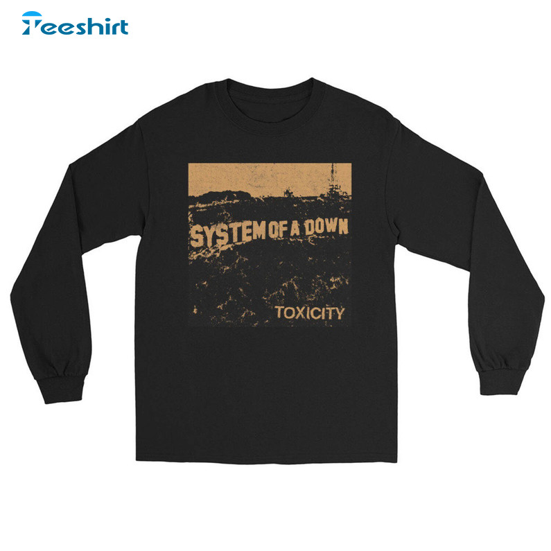 New Rare System Of A Down Toxicity Sweatshirt , System Of A Down Shirt Short Sleeve