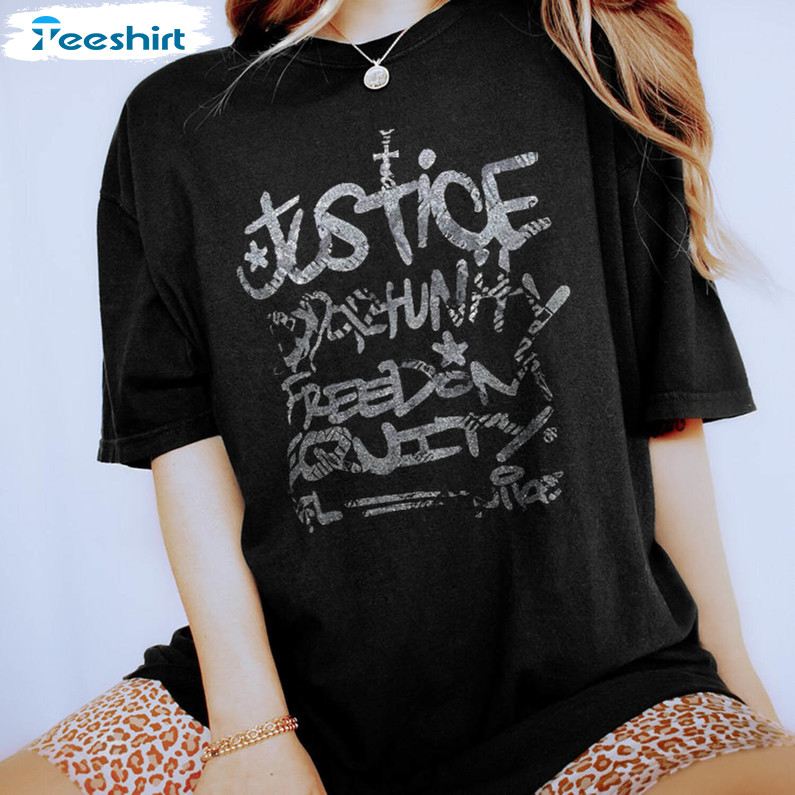 Limited Justice Opportunity Equity Freedom Shirt, Mike Tomlin Long Sleeve Hoodie