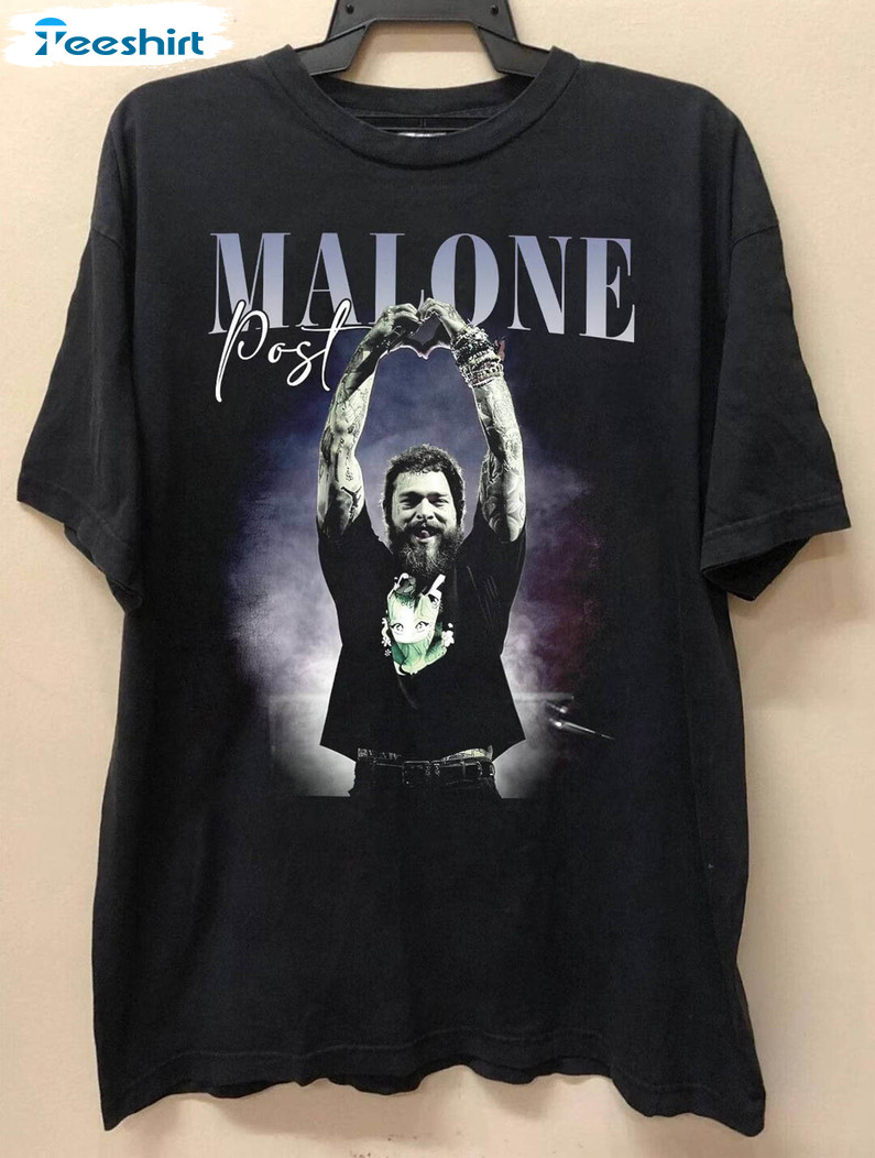 Comfort Color Post Malone Tour Shirt, Music Concert 2023 Unisex Hoodie T Shirt