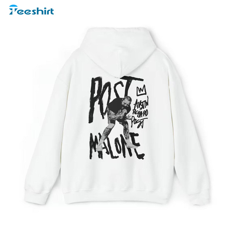 Unique Post Malone Fanmade Hoodie , Post Malone Tour Shirt Short Sleeve