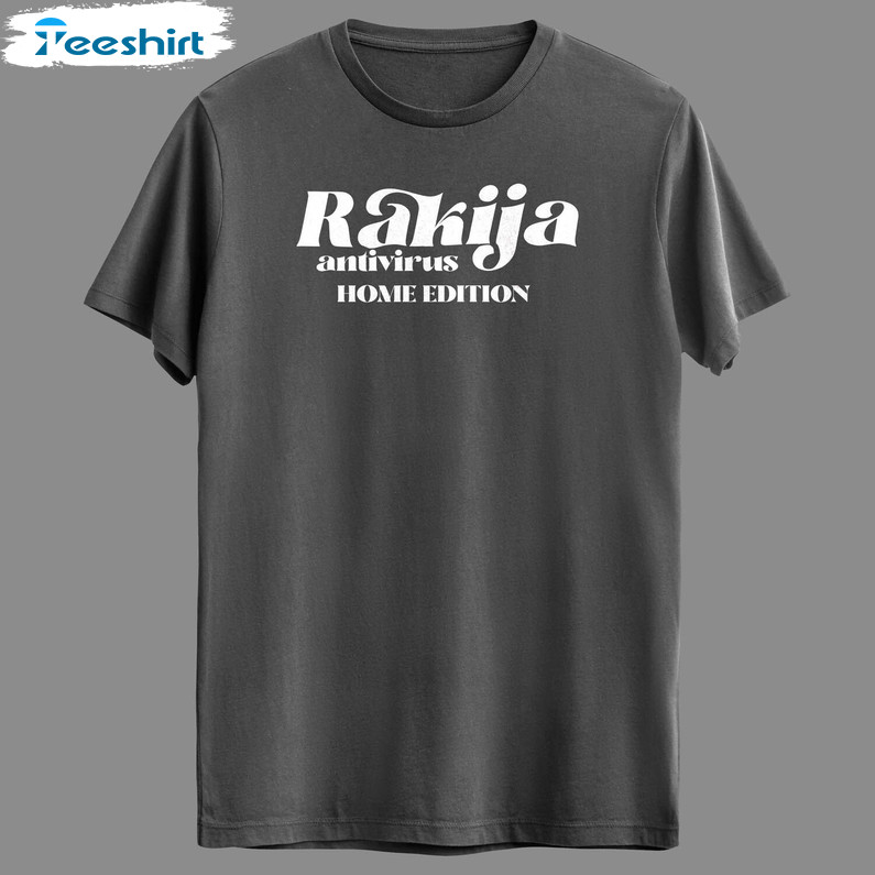 New Rare Rakija Antivirus Home Edition Shirt, Luka Doncic Long Sleeve Crewneck