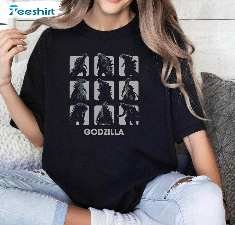 Cute Godzilla Moods Box Up Sweatshirt , Funny Godzilla Minus One Shirt Tee Tops