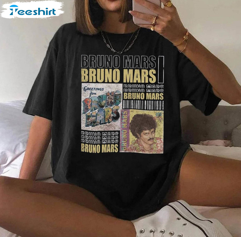 Bruno Mars Hip Hop 90s Hoodie, Inspirational Bruno Mars Tour Shirt Crewneck