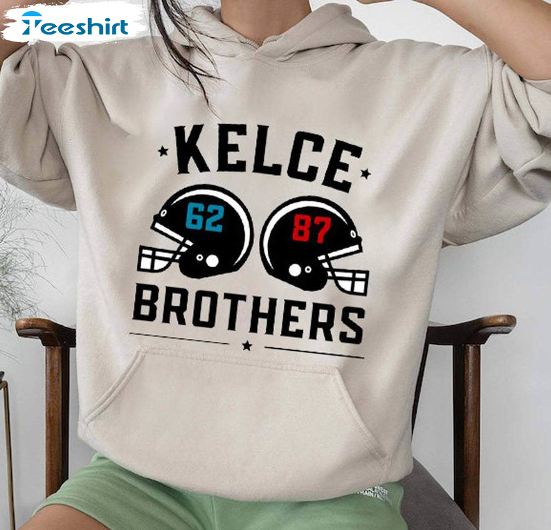 Groovy Kelce Brothers Super Bowl Shirt, Philadelphia Kansas Football Tee Tops Tank Top