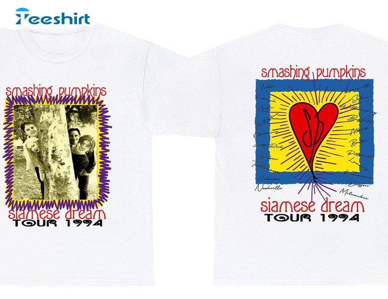 Smashing Pumpkins Shirt, Smashing Pumpkins Siamese Dream Tour 1994 T Shirt Hoodie