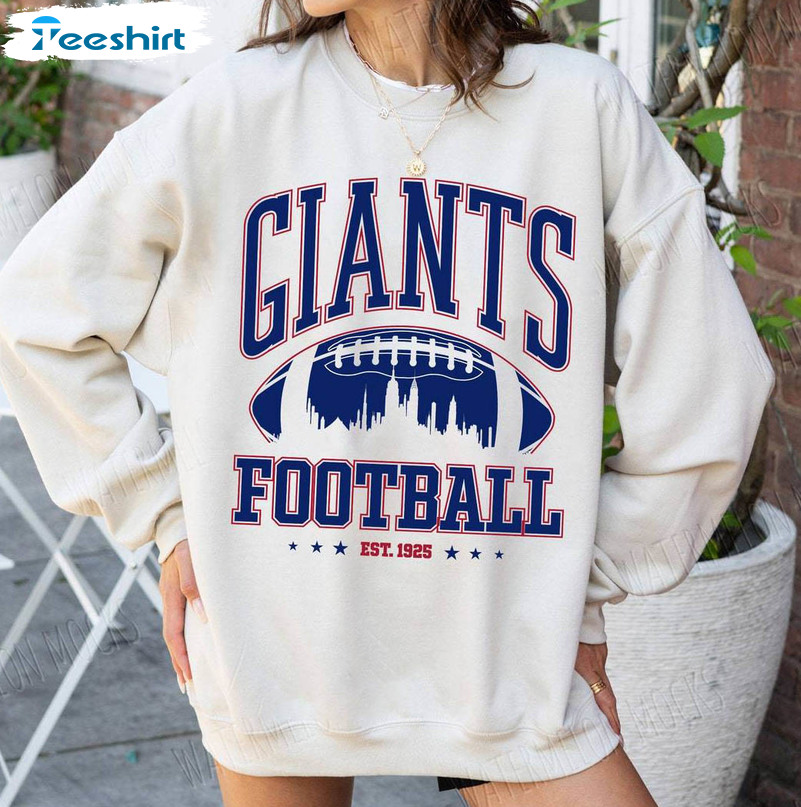 Comfort New York Giant Shirt, Trendy Football Long Sleeve Unisex Hoodie