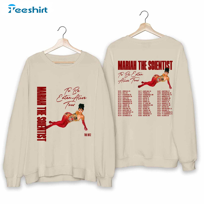 New Rare To Be Eaten Alive Tour 2024 Sweatshirt , Trendy Mariah The Scientist Shirt