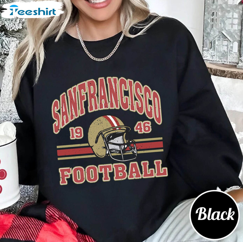 Must Have San Francisco Football Sweatshirt, Unique 49 Ers Football Tee Tops Hoodie