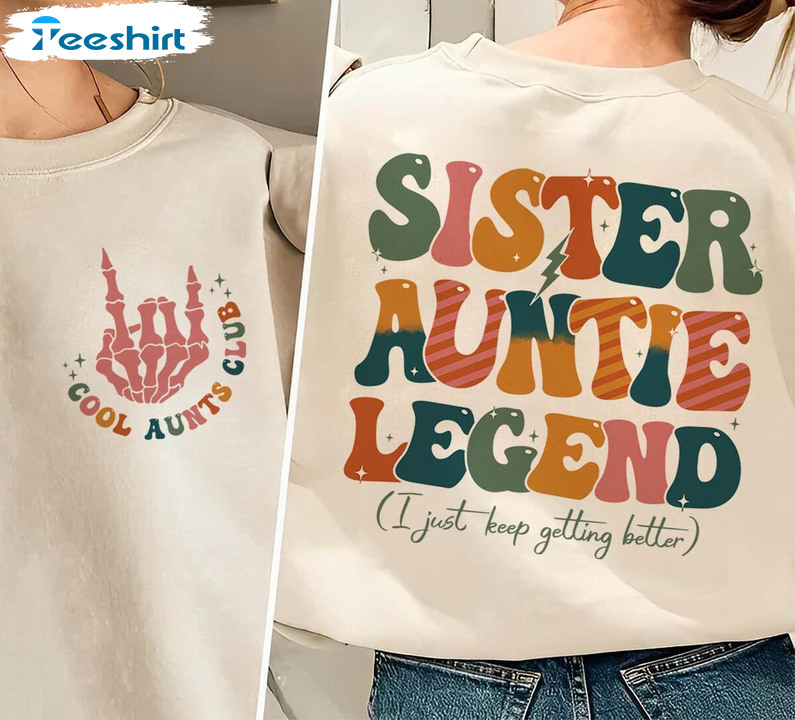 Vintage Cool Uncles Club Shirt, Neutral Sister Aunt Legend Sweatshirt Unisex Hoodie