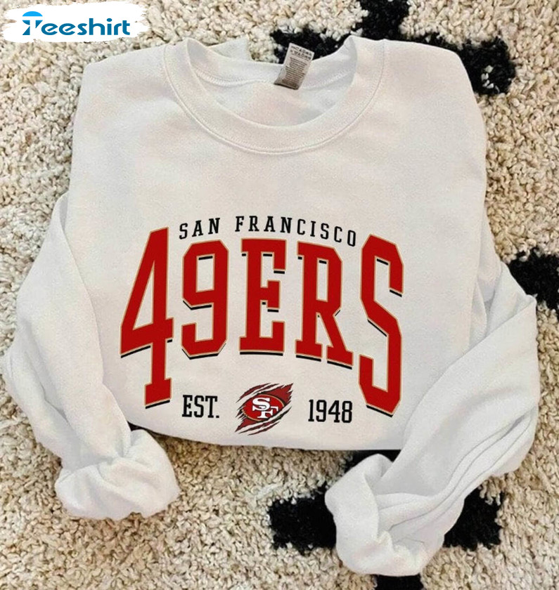Groovy San Francisco Football Sweatshirt, San Francisco 49ers