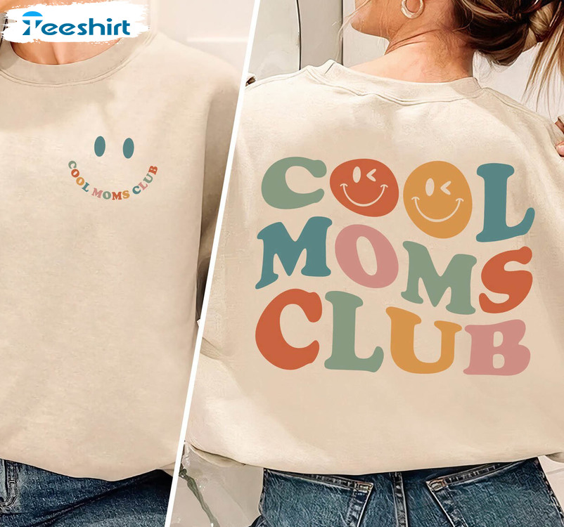 New Rare Cool Moms Club Shirt, Creative Cool Mom Sweatshirt Unisex Hoodie