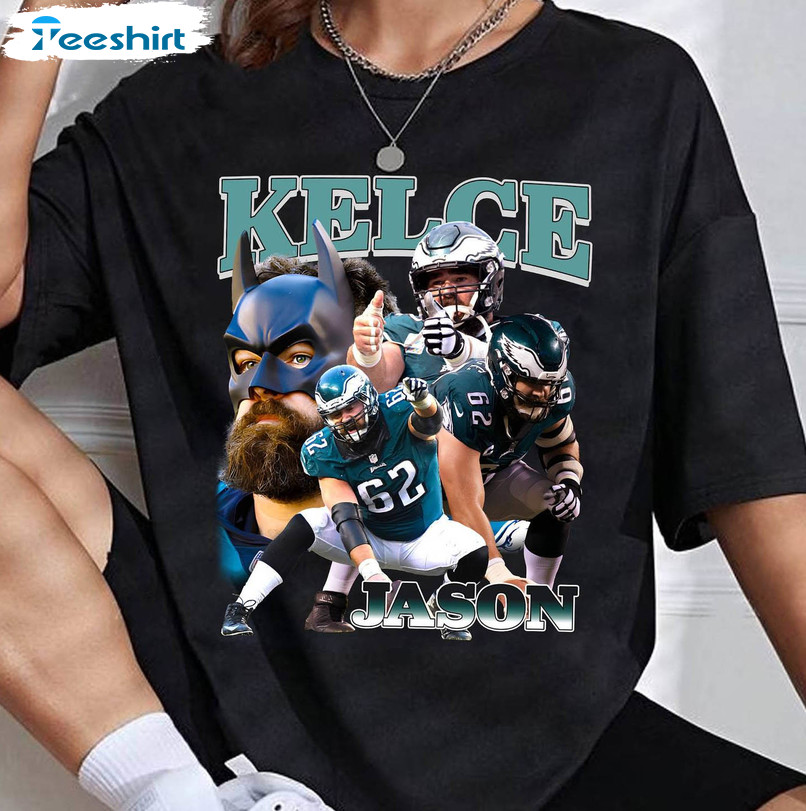 Vintage 90s Jason Kelce Eagles Shirt, Neutral Jason Kelce T Shirt Unisex Hoodie