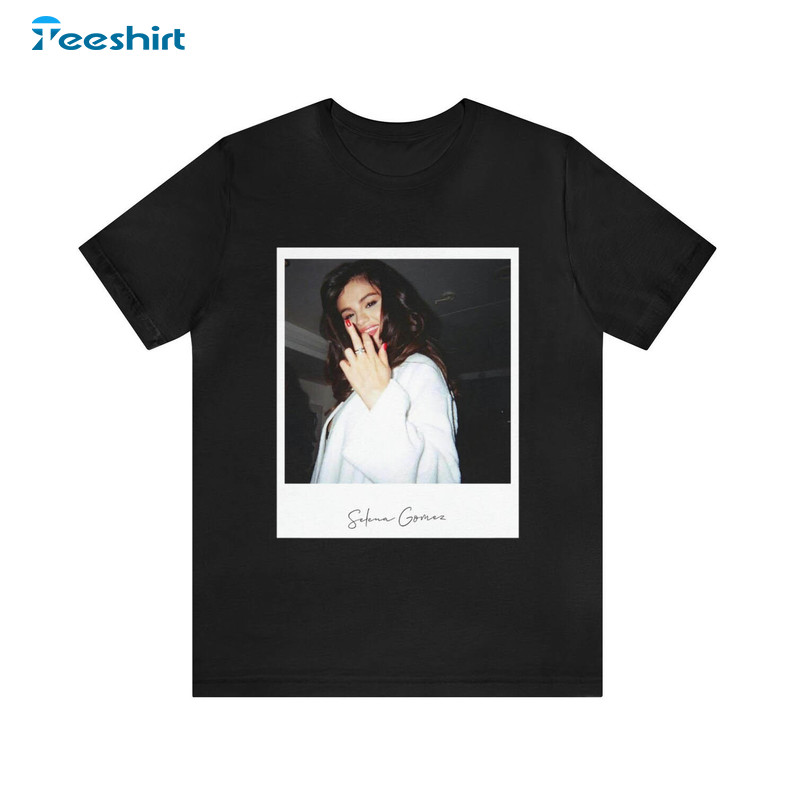 Selena Gomez Polaroid Picture Sweatshirt , Retro Selena Gomez Shirt Tee Tops