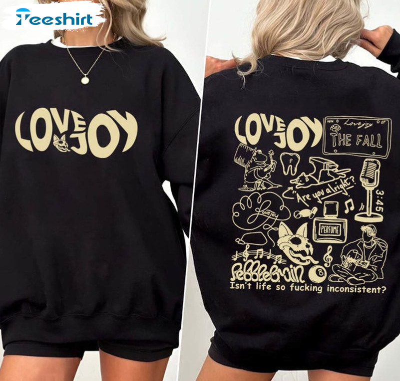 Groovy Lovejoy Band Shirt, Across The Pond Tour 2023 Sweatshirt Long Sleeve