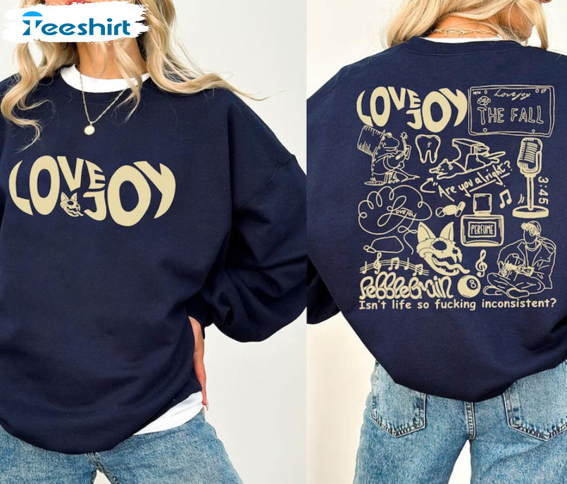Limited Lovejoy Music Doodle Art Sweatshirt , Lovejoy Band Shirt Sweater