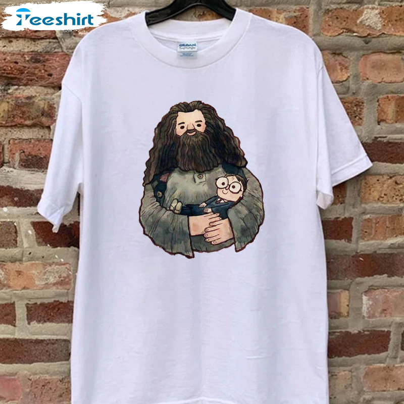 Hagrid And Harry Shirt - Rip Robbie Coltrane Sweatshirt Short Sleeve