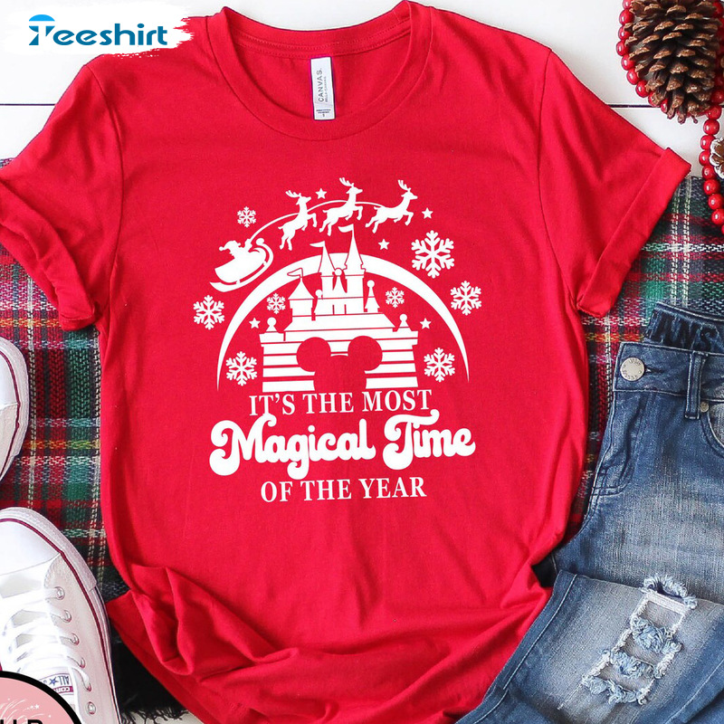 Most Magical Time Shirt - Disneyland Christmas Long Sleeve Unisex T-shirt