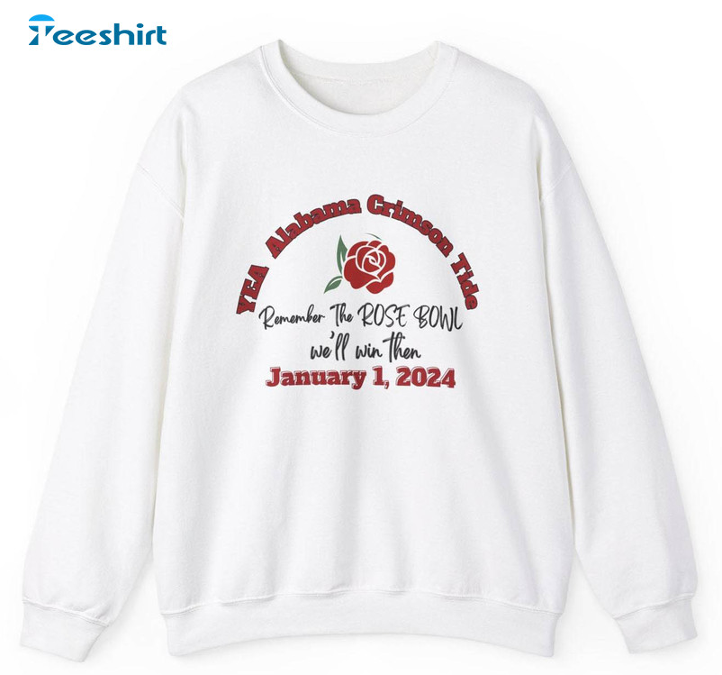 Alabama Football Rose Bowl 2024 T Shirt, Michigan Wolverines Rose Bowl Shirt Hoodie