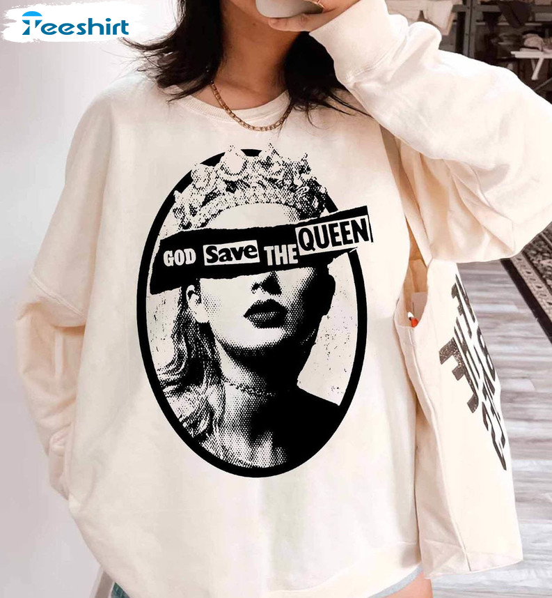 Awesome God Save The Queen Sweatshirt, Jubilee Souvenir Sweatshirt Hoodie