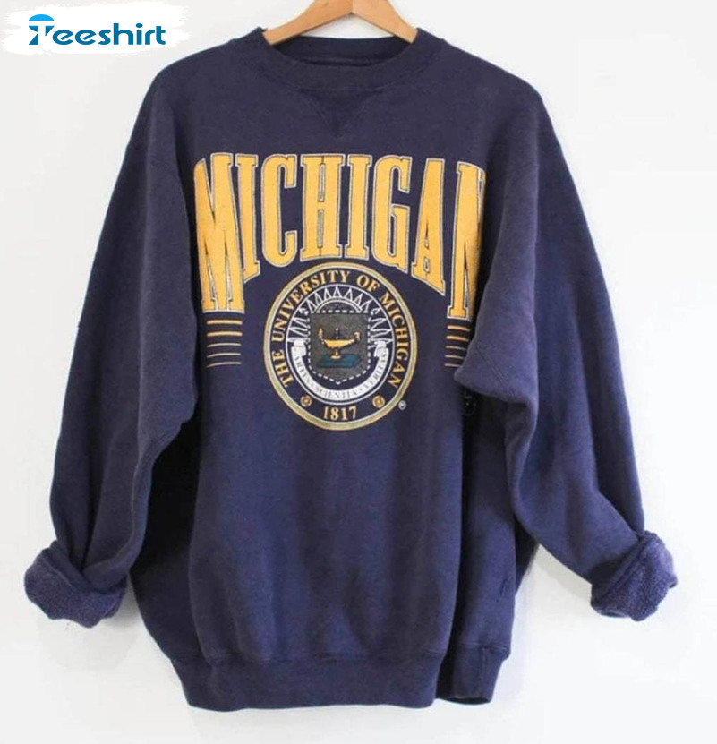 Trendy Michigan Wolverines Hoodie, Michigan Wolverines Rose Bowl Shirt Short Sleeve