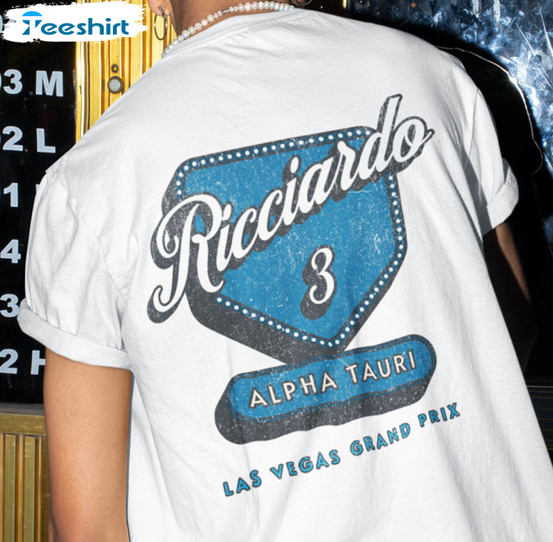 Comfort Daniel Ricciardo Shirt, Las Vegas Grand Prix Tee Tops Long Sleeve