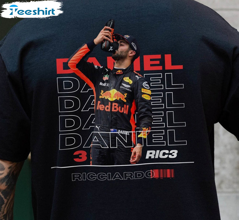 Must Have Daniel Ricciardo Shirt, Groovy Red Bull Unisex T Shirt Crewneck