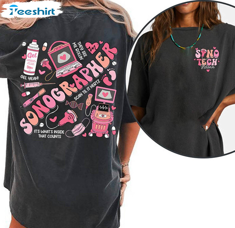 New Rare Sonographer Shirt , Must Have Valentines Day Sweatshirt Long Sleeve