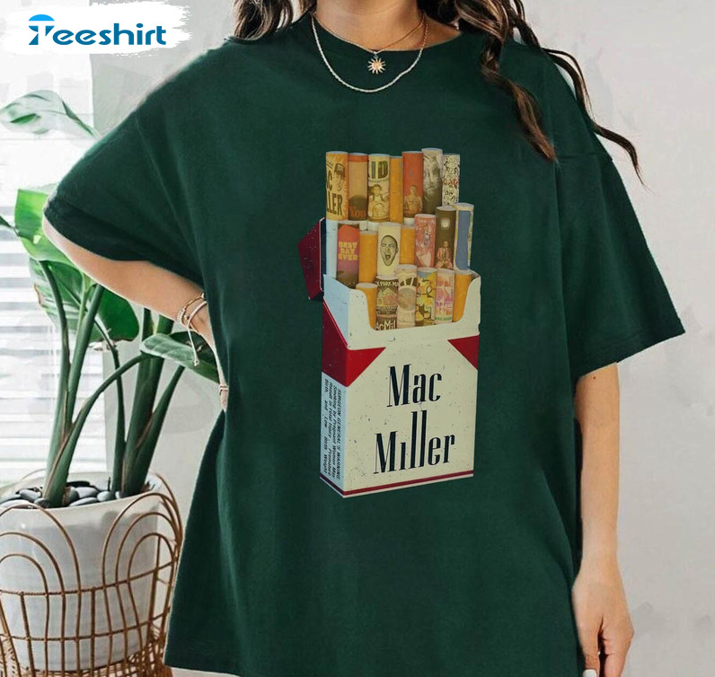 New Rare Mac Miller Sweatshirt, Trendy Unisex Hoodie Long Sleeve Gift For Fans