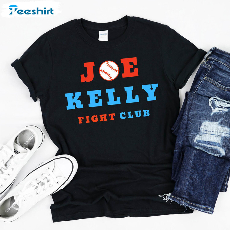 Creative Joe Kelly Fight Club Shirt, New Rare Sweater Sweatshirt Gift For Baseball Lovers