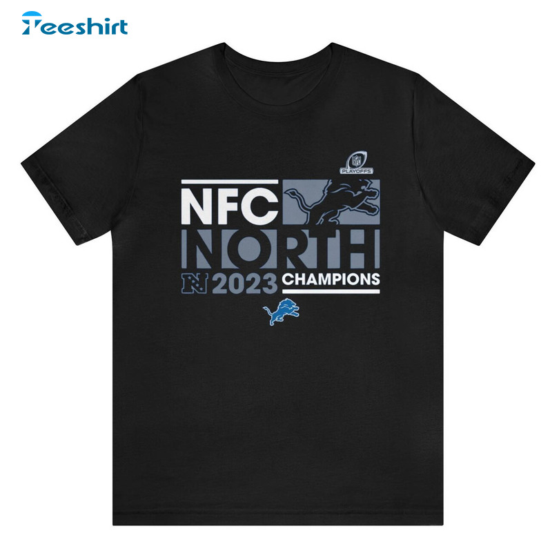 Groovy Nfc North Division Champions Unisex T Shirt , Detroit Lions Shirt Long Sleeve