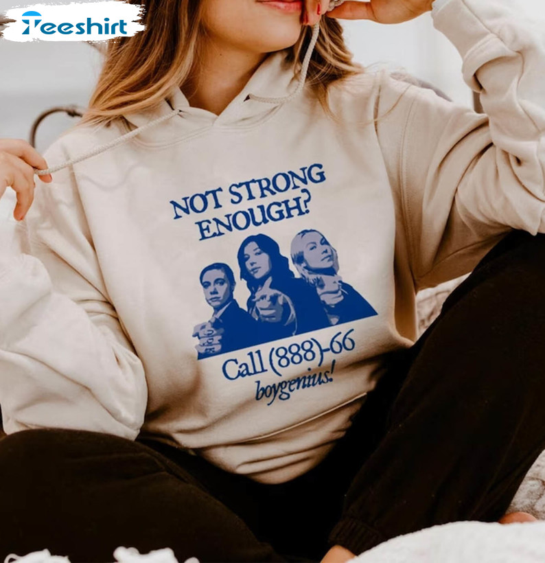 Creative Not Strong Enough Gildan Sweatshirt, Boygenius Band Shirt Long Sleeve