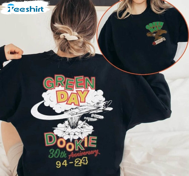 Must Have Green Day Dookie Shirt, Fantastic 30th Anniversary Hoodie Short Sleeve