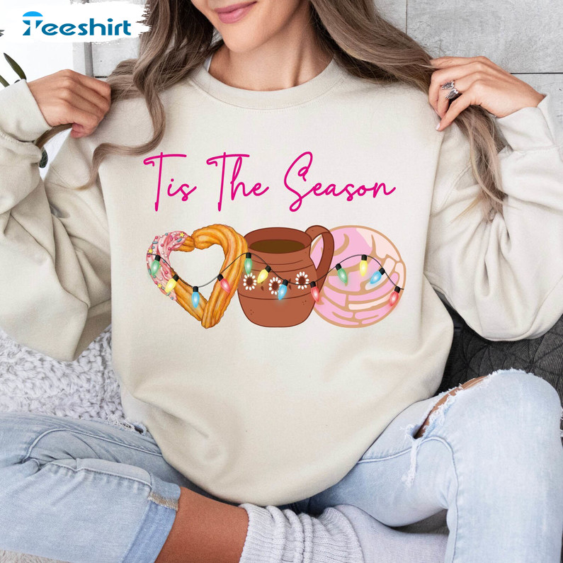 Trendy Tis The Season Unisex Hoodie, Fantastic Cafecito Y Chisme Shirt Crewneck