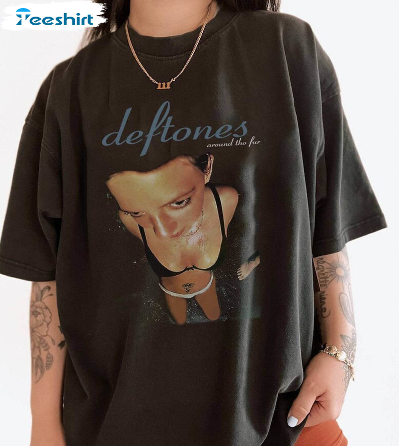 Limited Deftones Around The Fur Shirt, Deftones Music Sweatshirt Short Sleeve