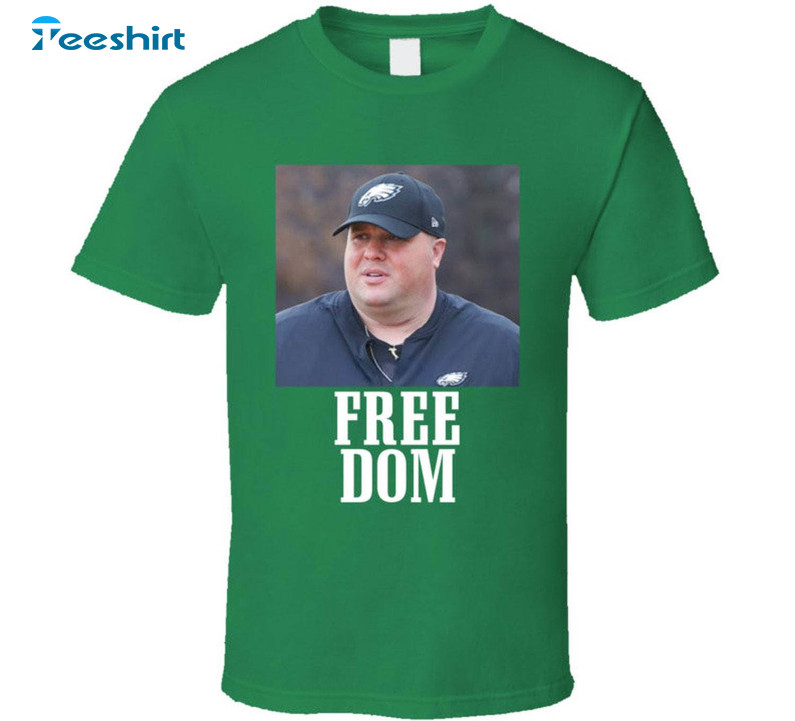 Vintage Big Dom Eagles Shirt, Free Dom Philadelphia Football Tee Tops Crewneck