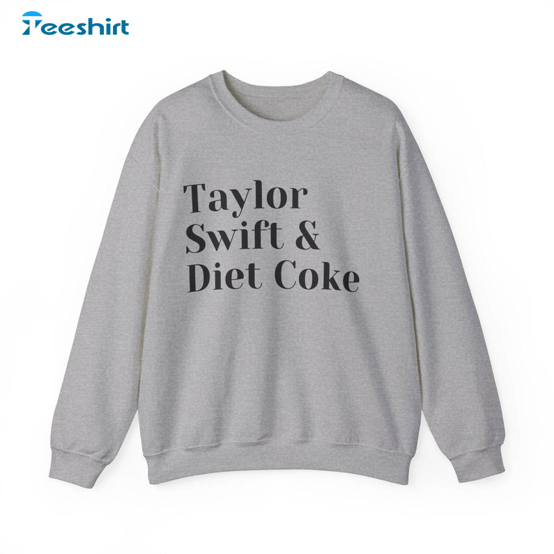 Trendy Taylor Swift And Diet Coke Unisex Hoodie, Diet Coke Sweatshirt Long Sleeve