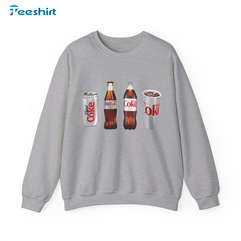 Cool Design Diet Coke Sweatshirt, Funny Diet Coke Sampler Crewneck Long Sleeve