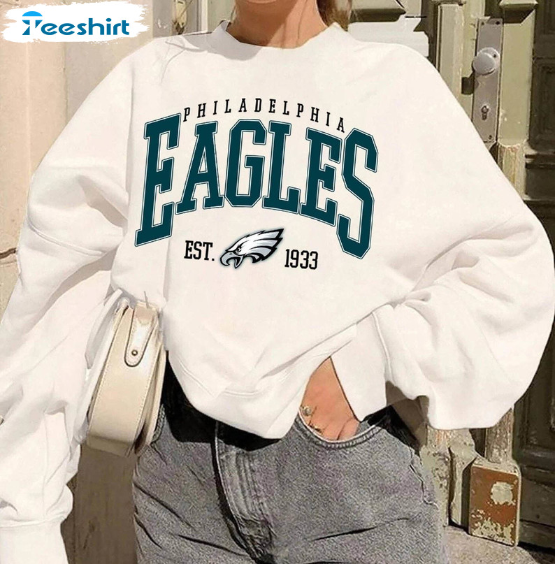 Comfort Philadelphia Eagles Shirt, Groovy Football Unisex Hoodie Crewneck