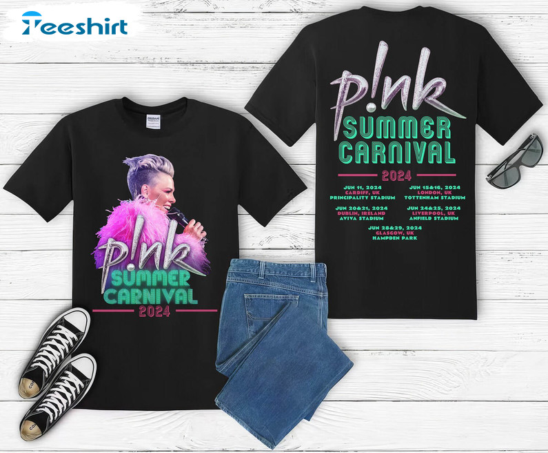 Cool Design Pink Summer Carnival Shirt, Limited Festival Tour T Shirt Hoodie