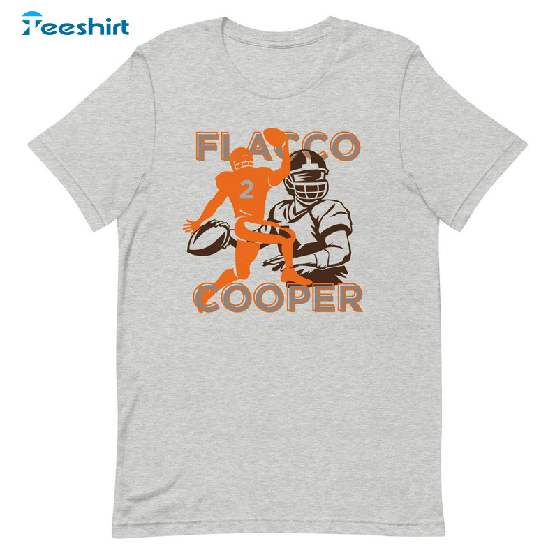 Vintage Joe Flacco Shirt, Awesome Flacco Cooper Browns Unisex Hoodie Crewneck